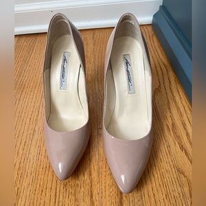 Brian Atwood Blush Nude Heels Size 8 Quiet Luxury Capsule Wardrobe Classic
